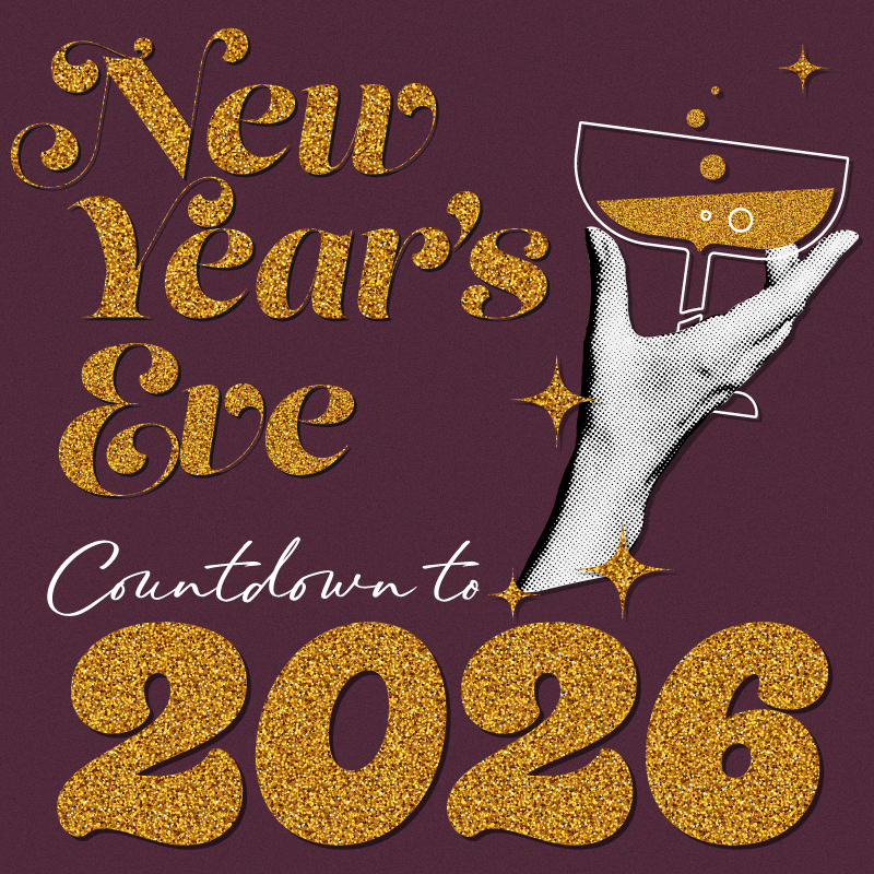 New Year's Eve 2026 Countdown Album Cover